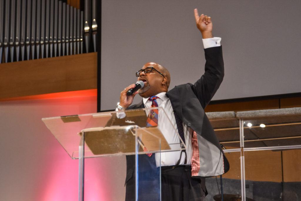 Dr. David Peoples talks on freedom, fact and faith at Campbellsville University Chapel Service