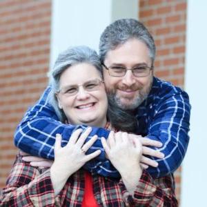 Stan Meador, left, with his wife, Wendy. 