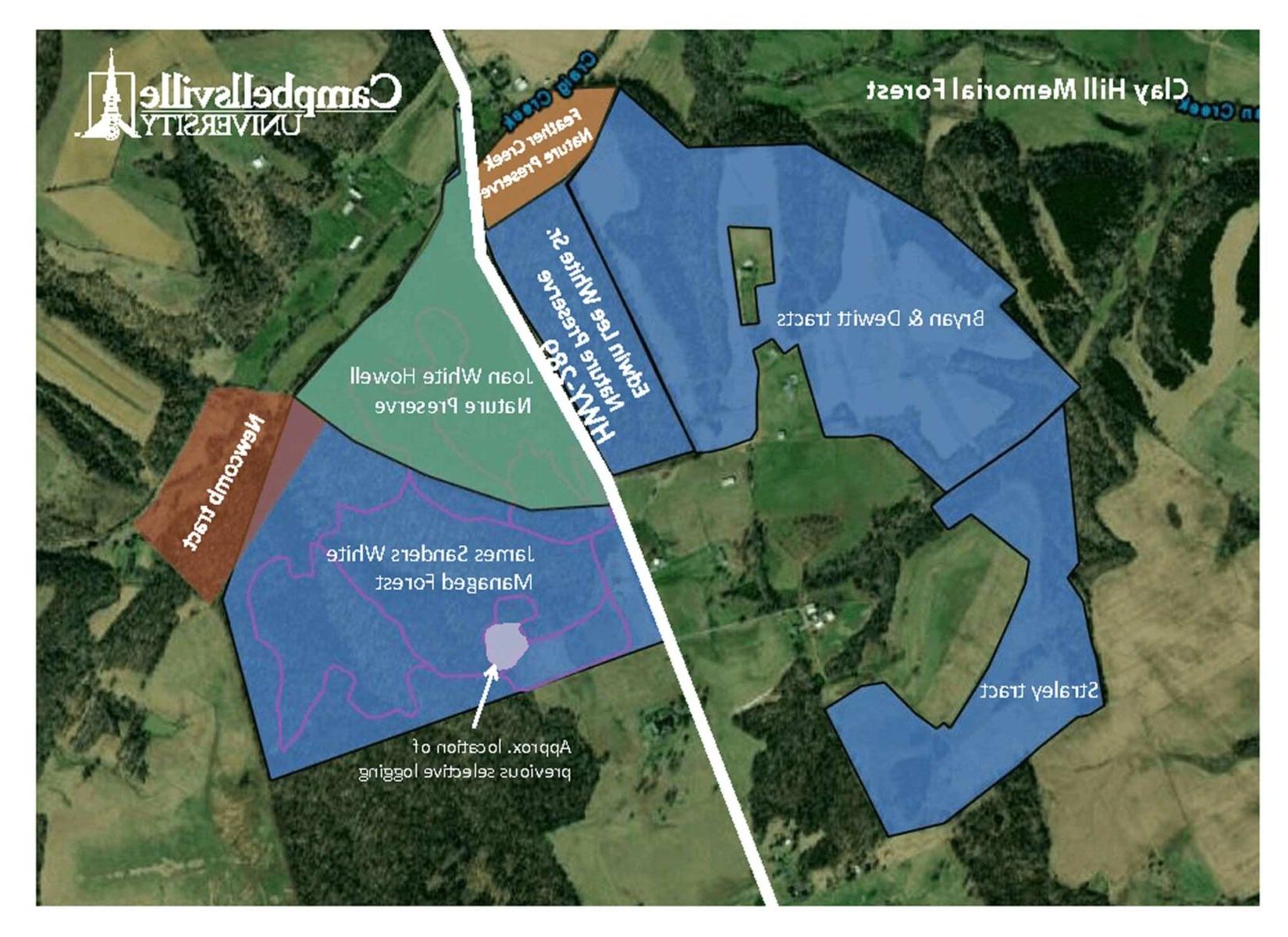 Clay Hill Vicinity map