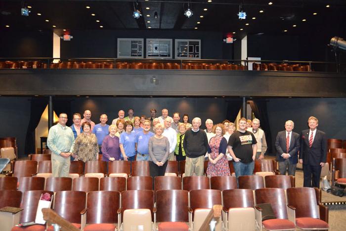  Campbellsville Christian Church donates chairs to Campbellsville University’s Russ Mobley Theater (Campbellsville University Photo by Jordan Snider)