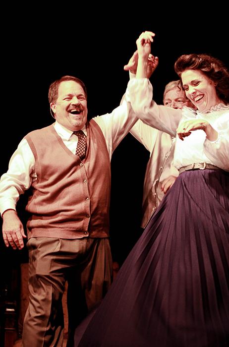 Kelli Stanfield plays Eliza Doolittle and Ray Hollenbach was Mr. Higgins in “My Fair Lady” last season at Campbellsville University. (Campbellsville University Photo by Joshua Williams)