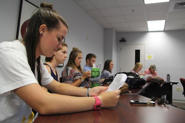 Students in class