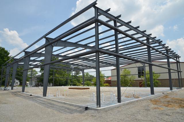 The new wrestling gym is 9,600 square feet and will be open in August for use for both the men's and women's wrestling teams. 